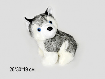 им Собака арт. 0106-2/80907-16 Хаски пушистая 30 см в пак.) им Собака арт. 0106-2/80907-16 Хаски пушистая 30 см в пак.)