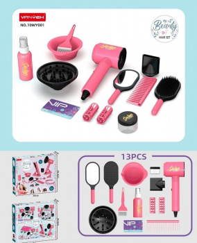 Набор стилиста арт. 10WY001 "Парикмахер" звук в кор. 30*25,5*6 Набор стилиста арт. 10WY001 "Парикмахер" звук в кор. 30*25,5*6