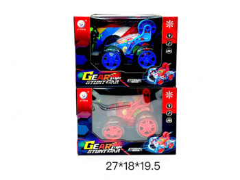 Машина на р/у арт. JT689 Перевертыш цвета микс шестеренки в кор._ Машина на р/у арт. JT689 Перевертыш цвета микс шестеренки в кор._