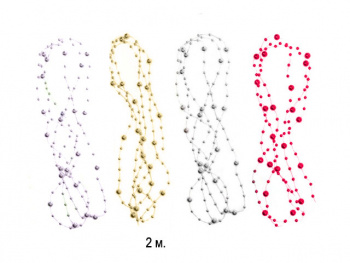 Бусы арт. 0711-601 Круглые цвета микс 2 м Набор 24 шт. в пак Бусы арт. 0711-601 Круглые цвета микс 2 м Набор 24 шт. в пак