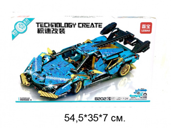 Конструктор арт. 8202 Автомобиль 620 дет. в кор._•/24 шт./ Конструктор арт. 8202 Автомобиль 620 дет. в кор._•/24 шт./