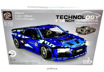 Конструктор арт. MINI0023 Автомобиль 1820 дет. в кор._