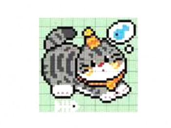 Мозаика арт. pd5-050-802 Из бусин Полосатый кот в колпаке в кор. Мозаика арт. pd5-050-802 Из бусин Полосатый кот в колпаке в кор.