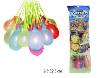 Возд. шар арт. V21-1C Водяные бомбочки 37 шт. в пак._