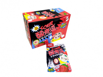 Конфета арт. 532460/532361 Кислая "Клубника" 26 г 20 шт. в кор.;/