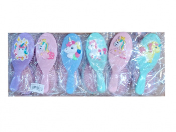 Расческа арт. 709037 Единорог в ассортименте 1 шт в пак. (12 шт.)