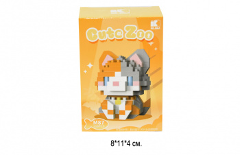 Конструктор арт. M87-805-802 Микро Кот серо-рыжий 116 дет. в кор. Конструктор арт. M87-805-802 Микро Кот серо-рыжий 116 дет. в кор.