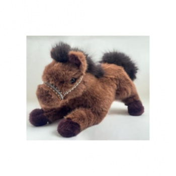 им Лошадь арт. YE25507-1-70-5 Лежит Коричневая 70 см в пак.)