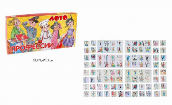 Лото "Профессии" (картон) в кор. Лото "Профессии" (картон) в кор.