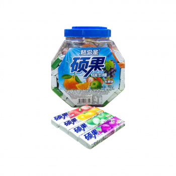 Конфета арт. 566702 Жевательная фруктовая вкус микс 16,5 г 60 шт. в банке*'