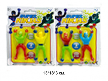 Лизун фигурный арт. 666B-2C Липучка 2 шт. на листе•