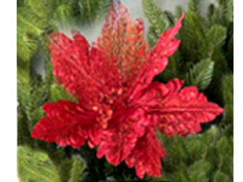 Игрушка арт. LY18364-4-601 Цветок красный Набор 10 шт в пак.