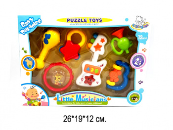 Погремушка арт. LT860 Набор "Маленький музыкант" в кор._ Погремушка арт. LT860 Набор "Маленький музыкант" в кор._