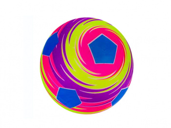 Мяч резин. арт. GD003-3/25177-10 Радужный футбол 19 см в пак._ Мяч резин. арт. GD003-3/25177-10 Радужный футбол 19 см в пак._