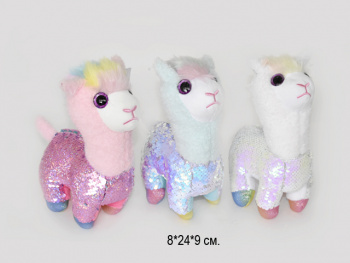 им Лама арт. 13C-5 Пайетки цвета микс 22 см в пак.~