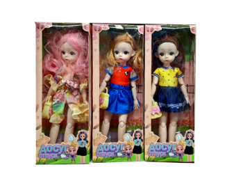 Кукла арт. 2268B Шарнирная в ассортименте в кор.= Кукла арт. 2268B Шарнирная в ассортименте в кор.=