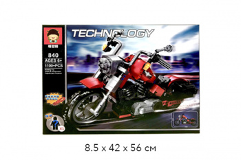 Конструктор арт. 840 Мотоцикл 1100 дет. в кор._~/24 шт./ Конструктор арт. 840 Мотоцикл 1100 дет. в кор._~/24 шт./
