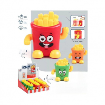 Зав. картофель фри арт. 2319 С нажимным механизмом вращение, звук (12 шт) 29.7*27.5*9.8