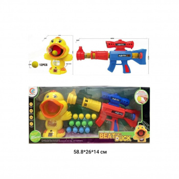 Набор тир арт. 688-3 "Утка" свет, звук в кор. 58,8*26*14