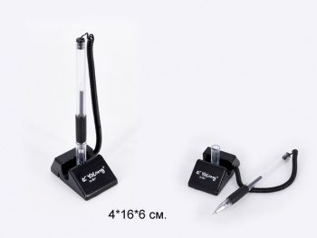 кц_Ручка шариковая арт. YL252610 Настольная Черная 0,5 мм 1 шт. в пак.