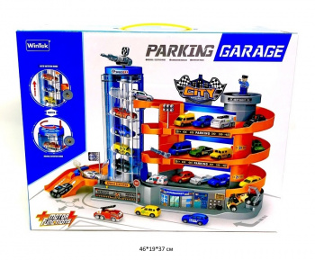 Парковка арт. E7003 Многоуровневая со спиральным съездом в кор._