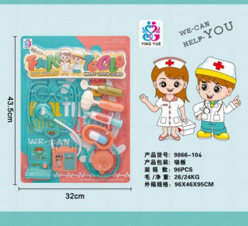 Набор доктора арт. 9866-104 Блистер 43,5*4*32 /96 шт./ Набор доктора арт. 9866-104 Блистер 43,5*4*32 /96 шт./