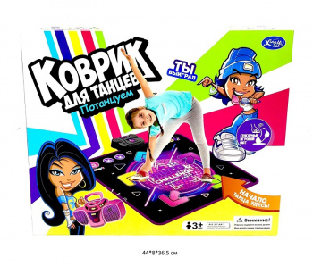 Коврик арт. XY-23238 Для танцев сенсорный на батар. в кор._ Коврик арт. XY-23238 Для танцев сенсорный на батар. в кор._