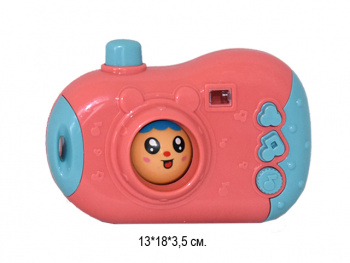 Фотоаппарат арт. 229 Музыкальный на бат. (12 шт.) в кор.=_