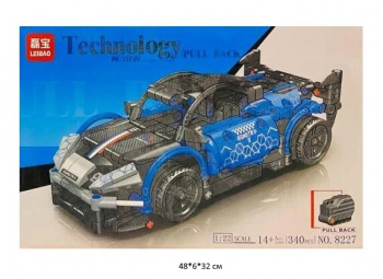 Конструктор арт. 8227 Автомобиль инерц. 340 дет. в кор.~ Конструктор арт. 8227 Автомобиль инерц. 340 дет. в кор.~