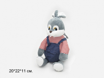 им Зайка арт. 802333 В комбинезоне Мешок для конфет 45 см в пак. им Зайка арт. 802333 В комбинезоне Мешок для конфет 45 см в пак.