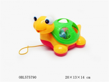 Каталка-сортер арт. 5835" Черепаха на веревке в сетке 20*14*13