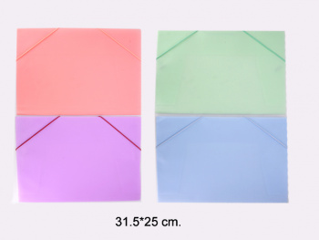 кц_Папка для тетрадей арт. YL213931 На резинке А4 цвета микс кц_Папка для тетрадей арт. YL213931 На резинке А4 цвета микс