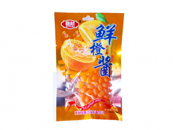 Конфета арт. 080170-2 Жевательные бобы "Апельсин" 35 г 20 шт. упаковка'#,*