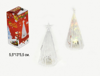Игрушка арт. 5010-712 "Елка " свет на бат. 1 шт. в кор.