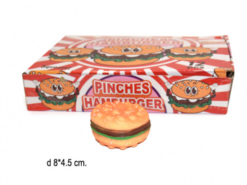 Сквуш-пористый арт. UVP-0007 Гамбургер пупырчатый 8 см (12 шт.) шоубокс