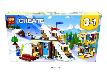 Конструктор арт. 11048 Горнолыжный городок 386 дет. в кор._ Конструктор арт. 11048 Горнолыжный городок 386 дет. в кор._