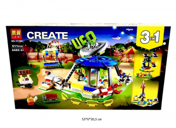 Конструктор арт. 11399 Парк аттракционов 611 дет. в кор._ Конструктор арт. 11399 Парк аттракционов 611 дет. в кор._