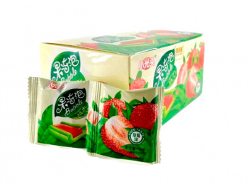 Жевательная резинка арт. 22500 "Клубника" 16 г 30 шт. в кор.