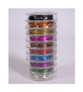 Набор для плетения арт. GK-1683 Леска цвета микс 0,3 мм*10 м 10 шт. упаковка