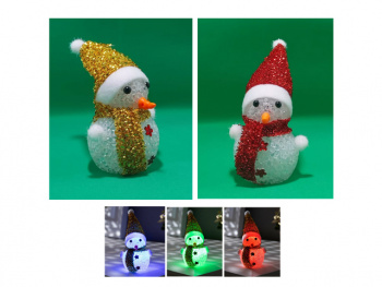 Снеговик арт. 64757-601 В колпаке и шарфе свет. (12 шт.) в пак. Снеговик арт. 64757-601 В колпаке и шарфе свет. (12 шт.) в пак.