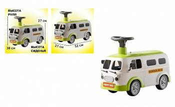 Толокар арт. 188 Автобус звук, свет в кор. 52*23*37