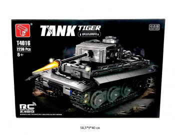 Конструктор арт. T4016 Танк 2236 дет. на р/у в кор._