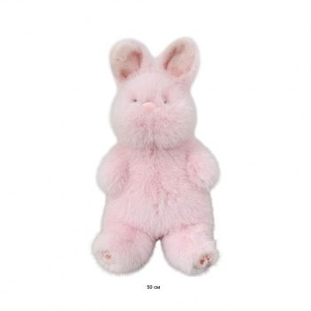 им Зайка арт. 1101-2-209 Норковый розовый сидит 50 см в пак. им Зайка арт. 1101-2-209 Норковый розовый сидит 50 см в пак.