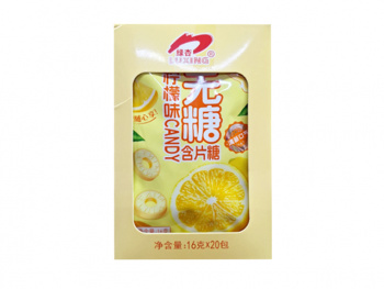 Конфета арт. 102033 Карамель без сахара Мятный лимон 16 г 20 шт. в кор.