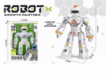 Робот арт. 1182C На батар свет, звук в кор. 20,8*6*15,5 Робот арт. 1182C На батар свет, звук в кор. 20,8*6*15,5