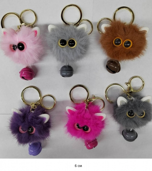им Шарик арт. 805228 Зверюшка цвета микс брелок с бубенчиком в пак. им Шарик арт. 805228 Зверюшка цвета микс брелок с бубенчиком в пак.