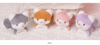 им Лиса арт. 906-40 Цвета микс брелок 10 см в пак.) им Лиса арт. 906-40 Цвета микс брелок 10 см в пак.)