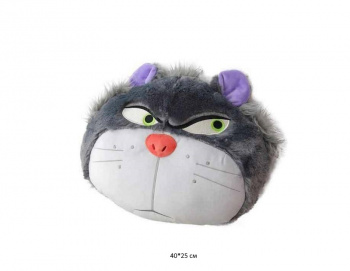 им Кот арт. YE23815-20 Серый подушка 40*25 см в пак.) им Кот арт. YE23815-20 Серый подушка 40*25 см в пак.)