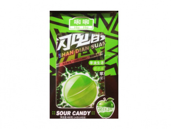 Конфета арт. 851609-2 "Яблоко" кислая 24 г 20 шт. упаковка Конфета арт. 851609-2 "Яблоко" кислая 24 г 20 шт. упаковка