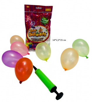 Возд. шар арт. 611-30MW Набор с насосом в пак.• Возд. шар арт. 611-30MW Набор с насосом в пак.•